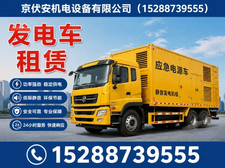 黑河发电车租赁展示图